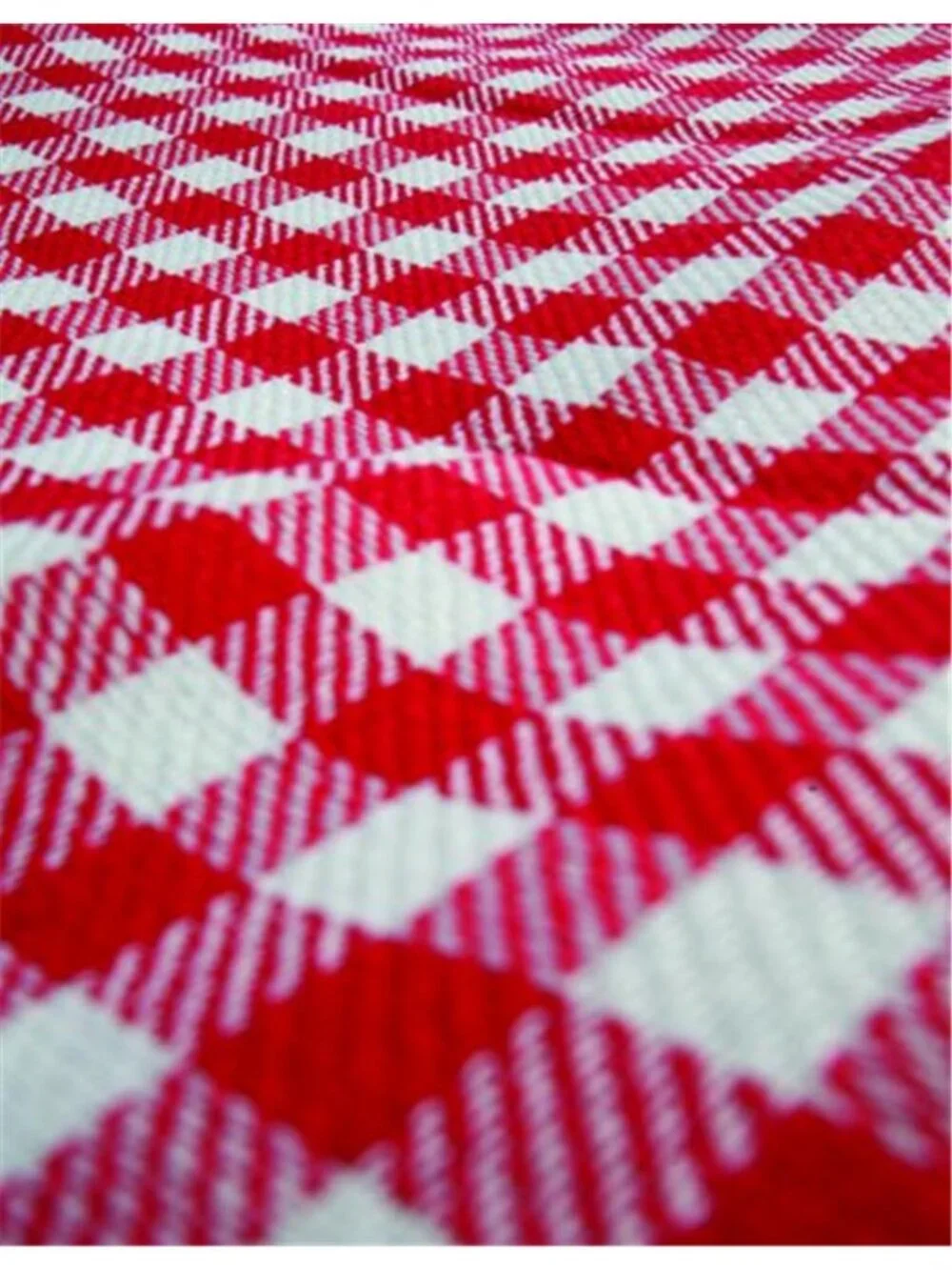 Red White Waterproof Picnic Blanket Outdoor Camping Tailgating Foldable Mat Pad